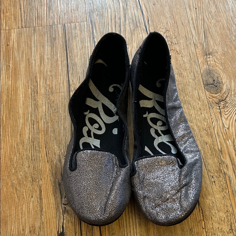 Roxy Shoes Silver/Black Size 7.5